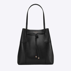 Tory Burch Block T Drawstring Tote